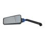 Spiegel Motoflow F1 Edge, einzeln, universell, versch. Farben Matt-Carbon-Blau FL.01.092X-BCARB-BL - 360&deg; presentation