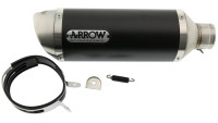 Uitlaat - Einddemper Arrow Thunder Black Line