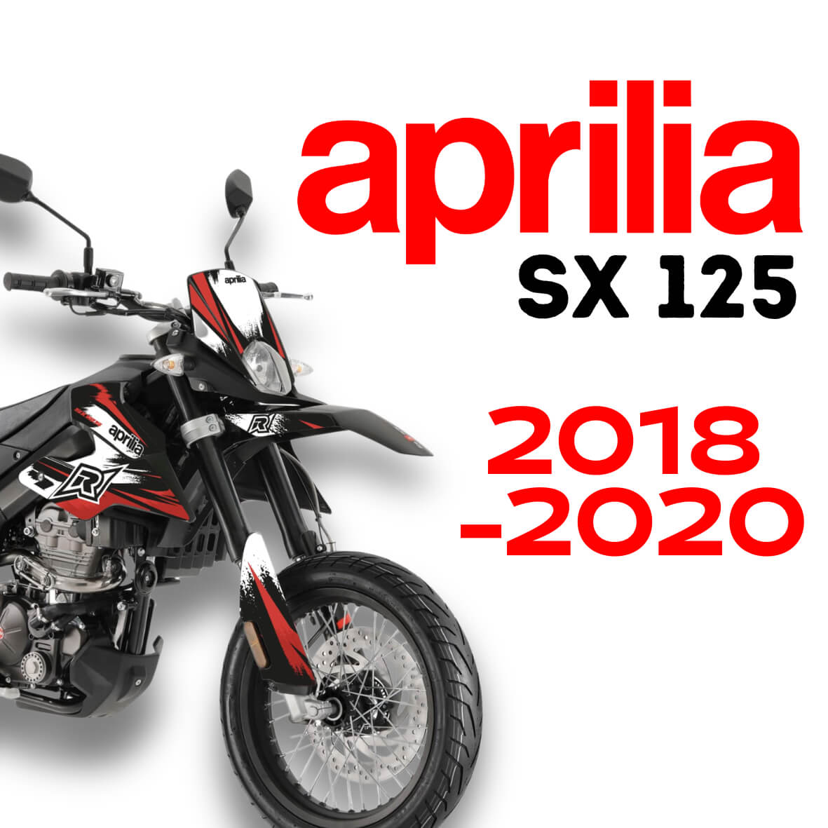 Aprilia SX 125 2018 tot 2020 tuning en vervangingsonderdelen