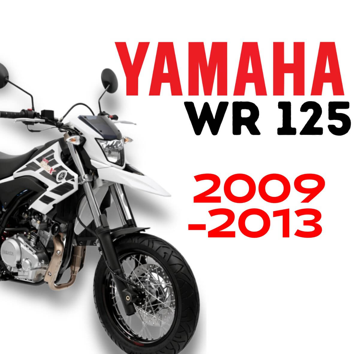 Yamaha WR 125 X/R 2009 tot 2013 tuning en vervangingsonderdelen