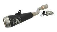 Slip-On Endschalld&auml;mpfer Arrow Pro Race Black Line