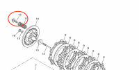 Schroef voor koppelingsbevestiging Yamaha OEM Schroef voor koppelingsbevestiging Yamaha OEM
