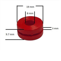 Bevestigingsrubber radiator