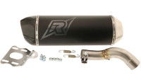Slip-on uitlaatdemper Radical Racing Half Carbon