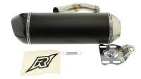 Slip-on uitlaatdemper Radical Racing Half Carbon