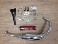 Uitlaatsysteem Voca Chromed 50/70 cc