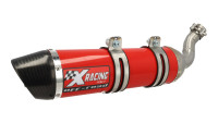 Slip- On Endschalld&auml;mpfer X-Racing Round Color Line