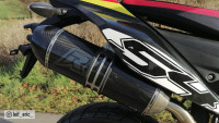 Radical Racing slip-on uitlaatdemper, volledig van carbon