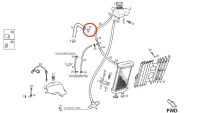 Slangklem / permanente klem Piaggio OEM