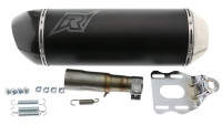 Slip-on uitlaatdemper Radical Racing Half-Carbon