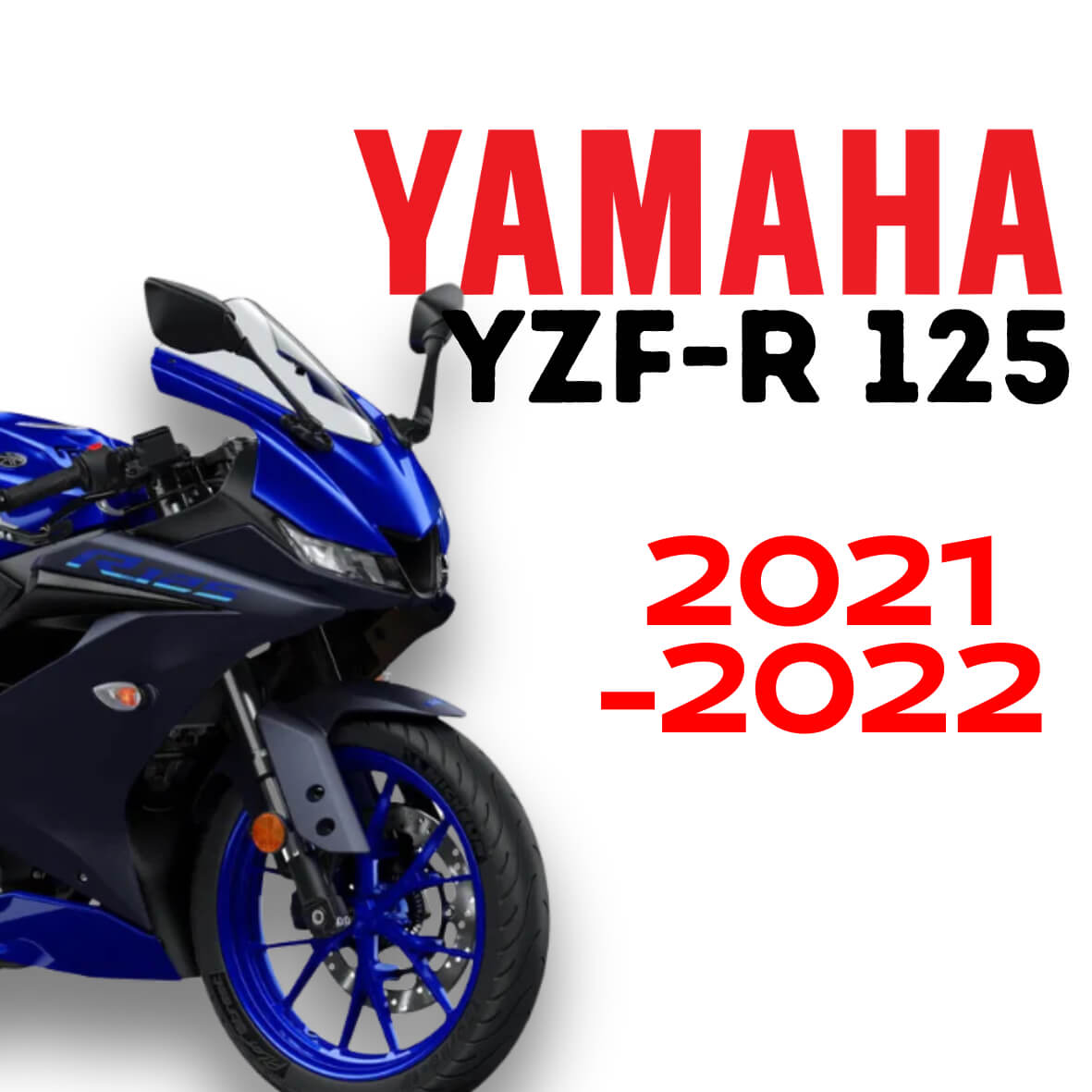 Yamaha YZF-R 125 2021 tot 2022 tuning en vervangingsonderdelen