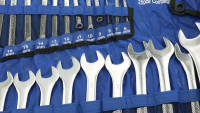 Set ring- en steeksleutels Silverline