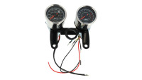 Analoge toerenteller & snelheidsmeter Motoflow RETRO