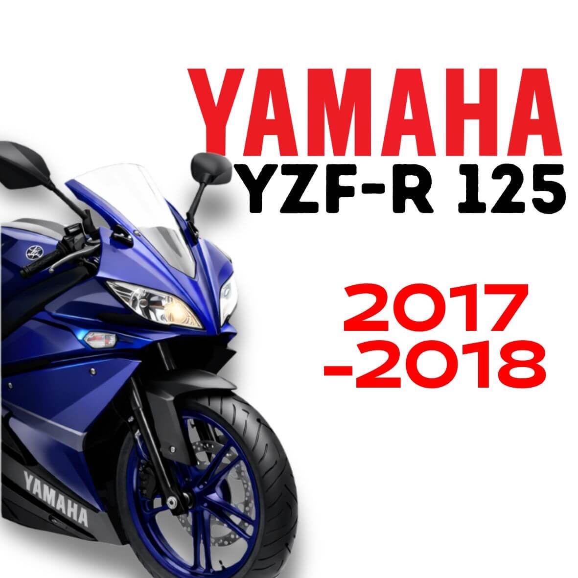 Yamaha YZF-R 125 2017 tot 2018 tuning en vervangingsonderdelen
