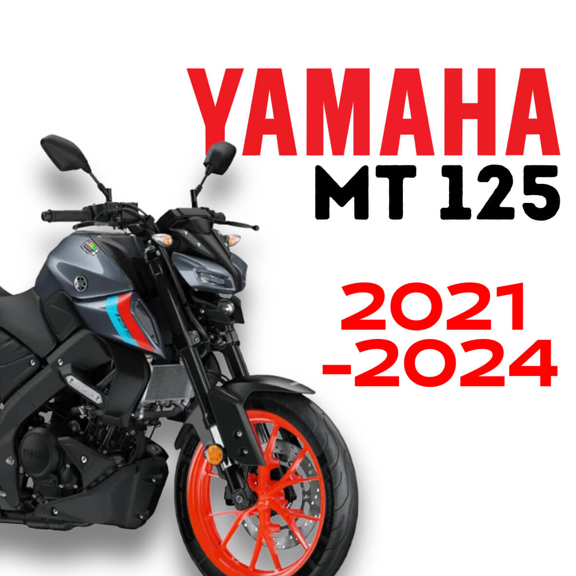 Yamaha MT 125 2021 tot 2024 tuning en vervangingsonderdelen